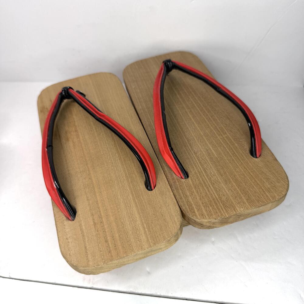 Vintage Japanese Geta Wooden Sandals Clogs Authentic Made in Japan